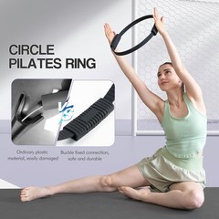 Pilates Ring Circle, 13.5″ Magic Circle Ring for Women, Flexible Resistance Exer