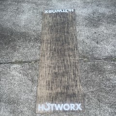 Hotworx Exercise Yoga Mat 72″ x 24″ Non-Slip Textured Hemp Fiber And Carry Strap