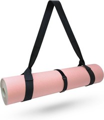 Yoga Pilates Mat Carrier Strap Adjustable Shoulder Sling for Easy Transport Use