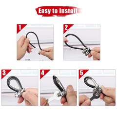 Fitness Pulley Cable 196 Inch, Adjustable Home Gym Cable Replacement for Pull…