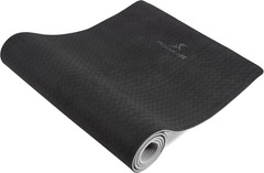 Natura TPE Yoga Mat 1/4″ (6Mm) Thick, 72″ Long, Reversible with High-Density Cus