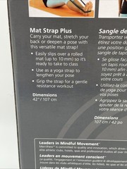 Merrithew Mat Strap Plus Yoga Pilates Carry Strap NEW Sealed Grey