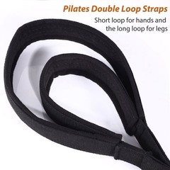 Double Padded D-Ring for Extra Comfortable Lining Yoga Straps Handles Soli