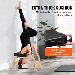 VEVOR Yoga Headstand Bench Inversion Chair Exercise Workout Fitness Training