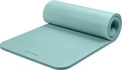 Solana Yoga Mat 1″ Thick W/Nylon Strap for Men & Women – Non Slip Exercise Mat f