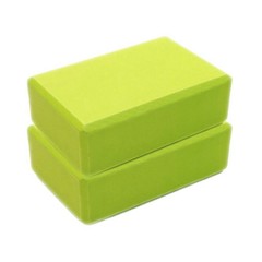 2 Pcs Yoga Block Brick Foam Sport Health Home Exercise Gym Tools Yoga Blocks