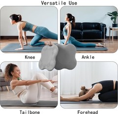 6 PCS Yoga Knee Support Pad Pilates Kneeling Cushion Thick Foam Exercise Mat