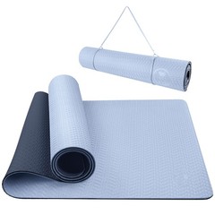 IUGA Yoga Mat Thick Non Slip Anti-tear Pilates Eco Friendly Hot Gray