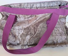Lotus Yoga Tote Carrying Bag 24-inch Large Capacity Mat Storage Gray