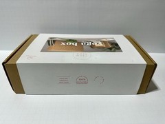 Calm Club Yoga Box Kit w/ Yoga Block, Strap, & 52 Yoga Pose Cards