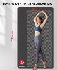 Extra Large Non-Slip Yoga Mat – Eco-Friendly, Durable, Perfect for Home Workouts