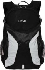 Lish Black Cycling Backpack Multipurpose Lightweight Gym Tote
