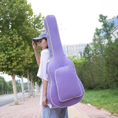 Acoustic Guitar Bag 40 41 Inch, Guitar Gig Bag, Double Shoulder Purple