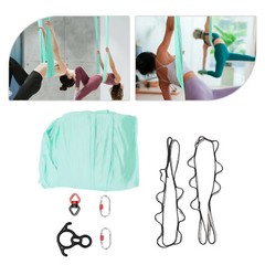 Aerial Yoga Practice Polyester Strap Ceiling-mounted Yoga Hammock Practice Kit