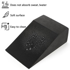 Yesland 2 Pcs Yoga Foam Squat Wedge Blocks, Professional Ramp for Black