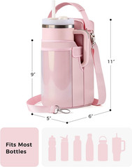 Magnetic Gym Bag for Women – Water Bottle Holder Bag Carrier – Gym Workout Acces