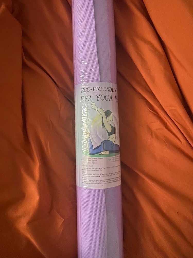 Purple long yoga mat brand new