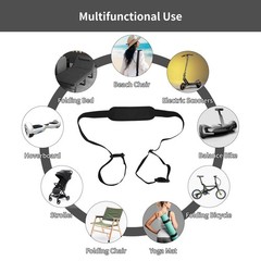 Adjustable Chair Carry Strap for Camping Chairs, Hands-Free Shoulder Sling fo…