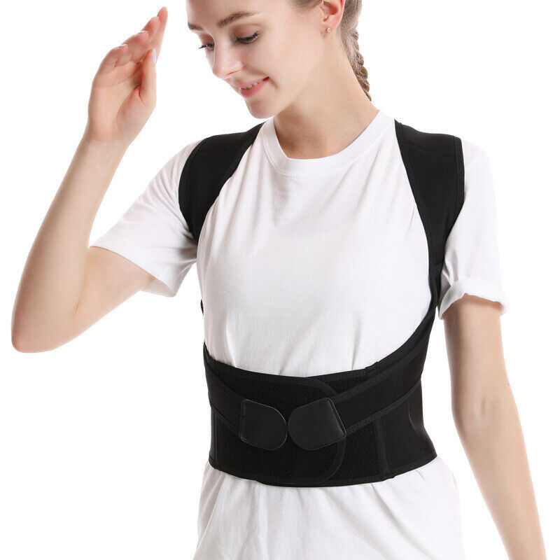 Hunchback Correction and Back Straightener for Pain Relief Brace Belt Mens Women