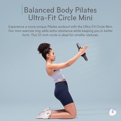 Ultra-Fit Circle Mini, Pilates Ring Resistance Trainer, Upper-Body and Leg Wo…