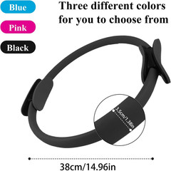 10 Pack Pilates Ring 15 Inch Magic Circle Bulk Set for Yoga and Fitness, Lightwe