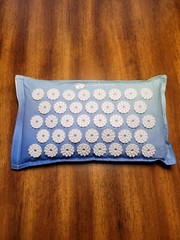 Yoga Wake Up Acupressure Neck Pillow Blue, 12″ x 7″