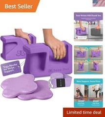 PRO Yoga Blocks | Ergonomic Yoga Block 2 Pack for Wrist Comfort and Support |…