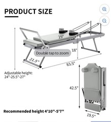 Pilates Reformer Foldable Reformer Pilates Machine & Equipment for Home Use