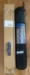 NIB POWRX EXTRA THICK YOGA PILATES EXERCISE MAT WITH STRAP NON-SLIP SURFACE BLUE