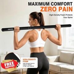 GHCTFE Yoga Stick Black 4-Section