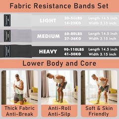 Enigmayime Pilates Ring Kit Adjustable Ankle Wrist Weights Resistance Bands