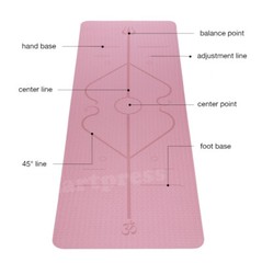 TPE Yoga Mat Exercise Fitness Eco Friendly Gym Pilates Sport Non Slip Dual Layer