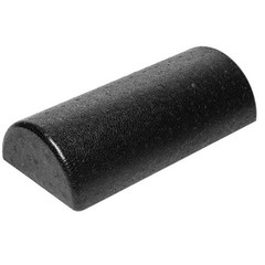 2x (half round yoga cylinder fitness equipment yoga foam roller black yo1652