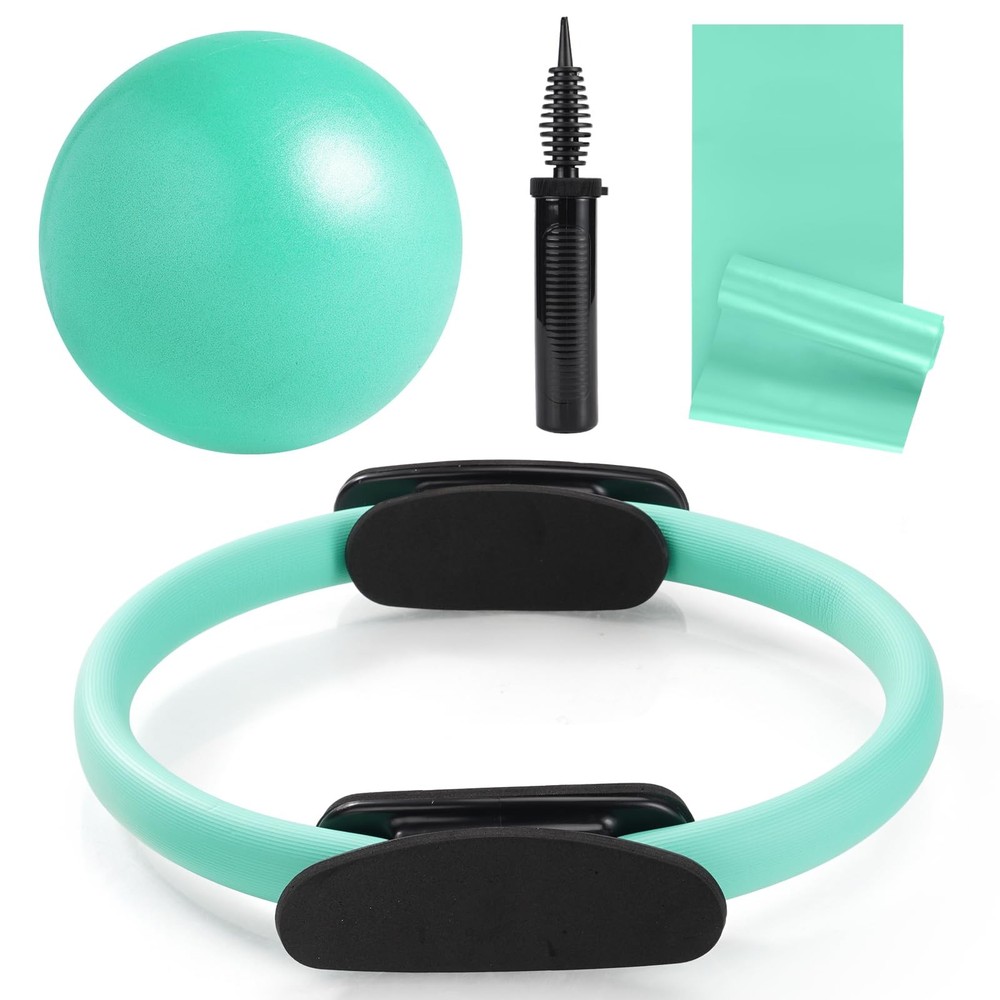 Pilates Ring, Pilates Ring Circle and Ball Set, 12 Inch Magic Circle Pilates …