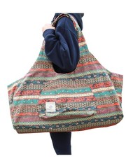 BohoStyle Extra Large Yoga Mat Tote Bag Durable MultiFunctional Carrier