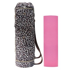 Yoga Mat Bag Multi Pockets Drawstring Carrier Pilates Exercise Storage Tote