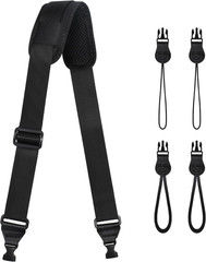 Shoulder Strap with Pad, 2 Sets of Quick Release Buckles, Adjustable between 39″