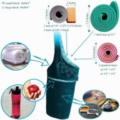 Yoga Mat Bag – Versatile Yoga Bag with Mat Straps & Storage Pockets, Holds Yo…
