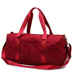 Sports Gym Bag for Women Travel Duffel Bag with Wet Pocket and Shoes Compartm…