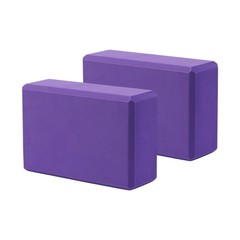 2Pcs Soft Foam Yoga Block Balance Training Brick Workout Auxiliary Tool