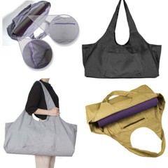Large Capacity Utility Yoga Mat Exercise Shoulder Duffle Bag Carrier Strap Sling