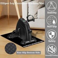 Double-Sided Non-Slip Workout Mat for Ellipse Machine Leg Exerciser Thick Exe…