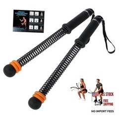 2 PCS Weighted Cordless Battle Ropes – Adjustable Resistance and Portable Black