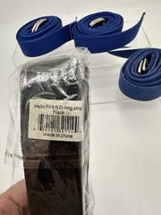 Yoga Strap for Stretching with Adjustable D-Ring Buckle, Lot Of 4, 6 Ft