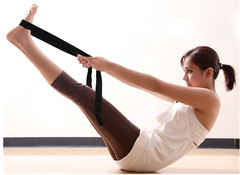 Black Yoga Blocks Set of 2 and Black Yoga Strap