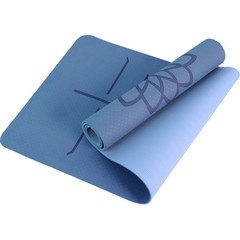 Yoga Mat with Non-Slip 1/4” Thick Anti-Tear, High Density TPE Eco-Friendly F…