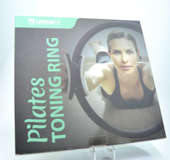 URBNFit Pilates Toning Ring – 12″ Magic Circle w/Dual Grip, Foam Pads Black