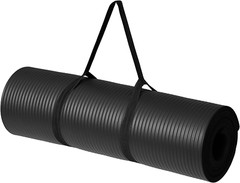 1/2 Inch Extra Thick Exercise Yoga Mat with Carrying Strap 1/2- Free Delivery –