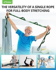 Durable Non-Elastic Stretching Strap – Perfect for Yoga, Pilates, & Therapy