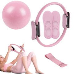 Pilates Ring & Ball Set for Core & Full-Body Shaping | PVC